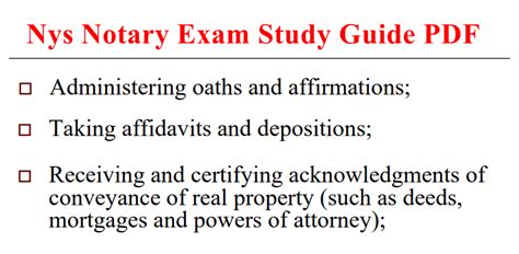 Taking depositions. . Nys notary exam study guide 2022